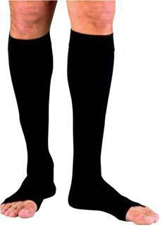 BSN Medical Jobst Compression Stockings JOBST Knee High X-Large Black Open Toe - 115435