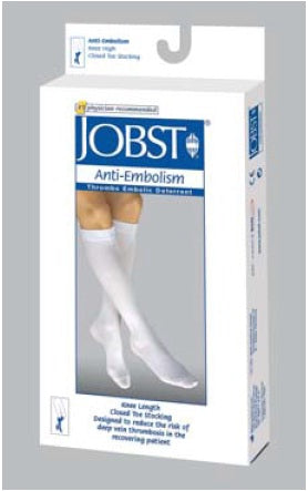 BSN Medical Jobst Anti-embolism Stockings JOBST Thigh High X-Large / Long White Closed Toe - 111488