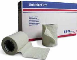 Lightplast Pro - Elastic Adhesive Bandage 2 Inch X 5 Yard Standard Compression No Closure Black NonSterile - 72880