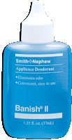 Smith & Nephew Banish II Ostomy Appliance Deodorant 1.25 oz. Refillable Bottle, Liquid, Refillable - 412000