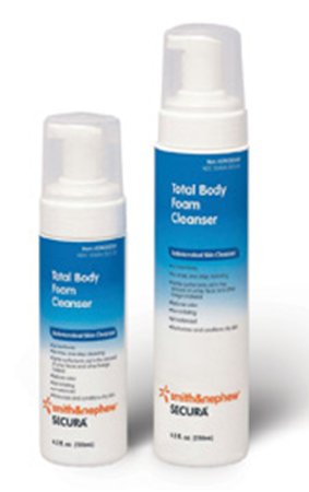 Smith & Nephew Secura Antimicrobial Body Wash Foaming 8.5 oz. Pump Bottle Scented - 59430300