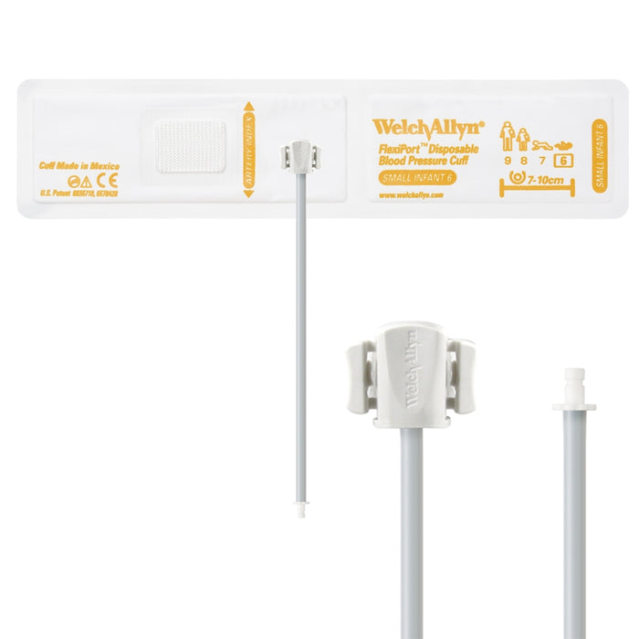 Welch Allyn Cuff, BP, Soft, SM Infant, 1 Tube, HP, 20 per Case - SOFT-06-1HP