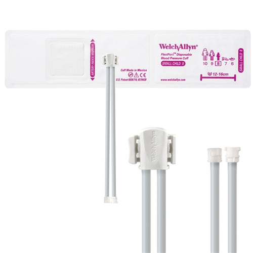 Welch Allyn Cuff, Soft, SM Child, 2-Tube, MF - SOFT-08-2MF