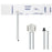 Welch Allyn Cuff, Soft, AD Long 2-Tube, TP - SOFT-11L-2TP