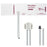 Welch Allyn Cuff, Soft, LG AD, 2-Tube, TP - SOFT-12-2TP