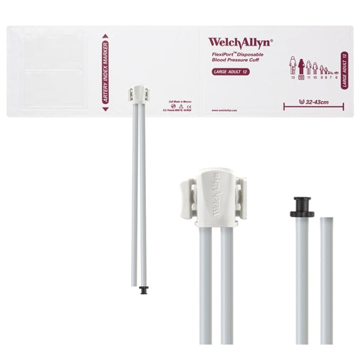 Welch Allyn Cuff, Soft, LG AD, 2-Tube, TP - SOFT-12-2TP