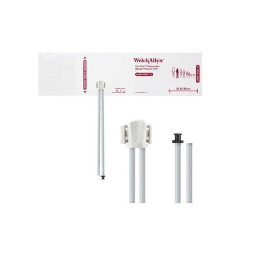 Welch Allyn Cuff, Soft, LG AD, 2-Tube, TPE - SOFT-12-2TPE