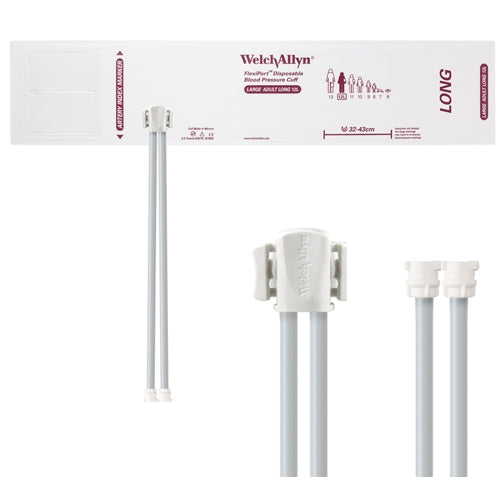 Welch Allyn Cuff Soft LG AD Long 2-Tube MQ - SOFT-12L-2MQ