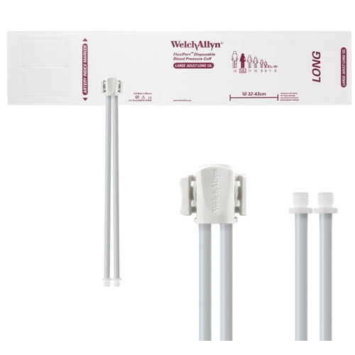 Welch Allyn Cuff Soft LG AD Long 2-Tube SC - SOFT-12L-2SC