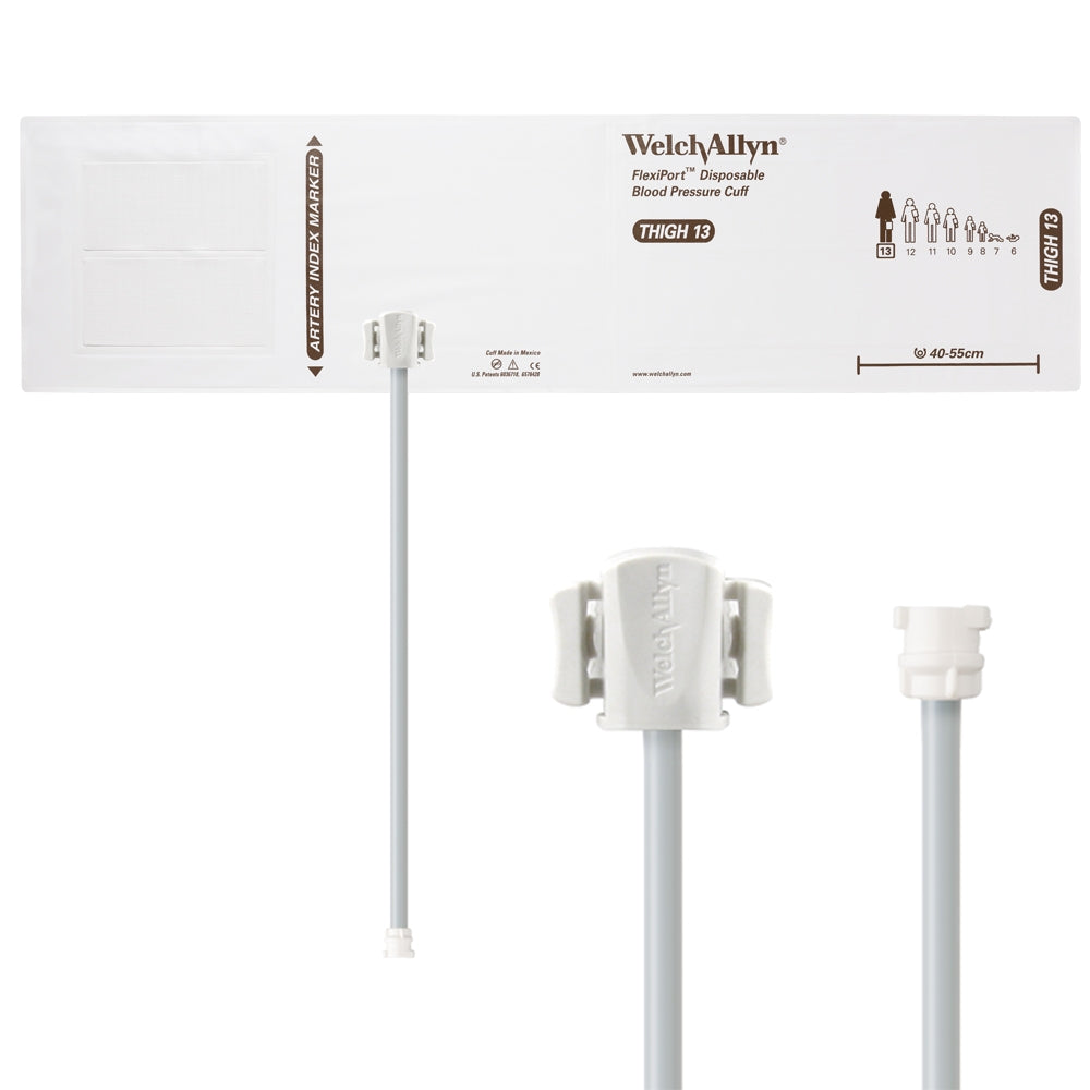 Welch Allyn Cuff, Soft, Thigh, 1-Tube, MQ - SOFT-13-1MQ