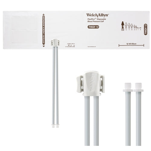 Welch Allyn Cuff, Soft, Thigh, 2-Tube, SC - SOFT-13-2SC