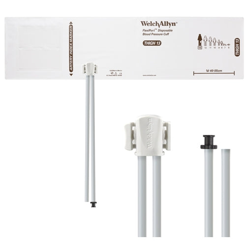 Welch Allyn Cuff, Soft, Thigh, 2-Tube, TP - SOFT-13-2TP
