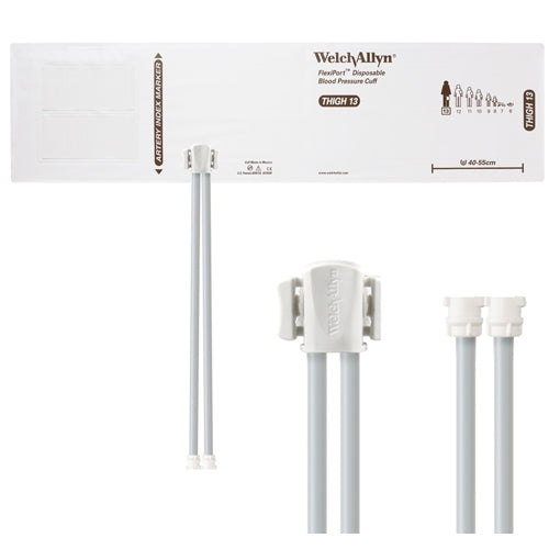 Welch Allyn Cuff, Soft, Thigh, 2-Tube, TPE - SOFT-13-2TPE