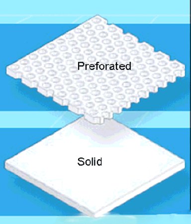 Aquaplast RT - Splinting Material Perforated 9 X 12 Inch Thermoplastic White - RT1788P