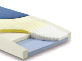 Span America Geo-Mattress Max Bed Mattress Therapeutic Mattress 54 X 75 X 6 Inch - MX7554-29