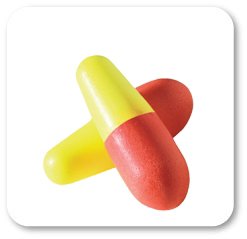 Honeywell Safety Products Ear Plugs Multi Max Cordless One Size Fits Most Coral / Yellow - MM-1