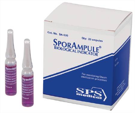 SporAmpule - Sterilization Biological Indicator Vial Steam - SA-020