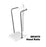 SR Scales - Scale Handrail Set of 2 For Model SR555i Stand-On Scale - SR3070