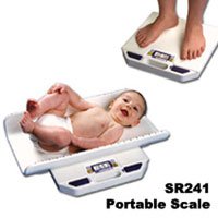 SR Instruments Pediatric Scale Digital LCD Display 44 lbs. Battery Operated - SR241