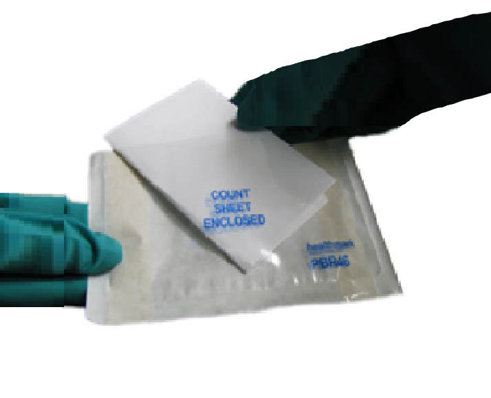 Healthmark Count Sheet Holders - Count Sheet Holder Poly Front with Medical Grade Paper Back- 1000 Per Pack, -HMK-PBR-46