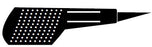 Southmedic Personna Plus Mini Scalpel Size 11 Polymer Coated Stainless Steel / Plastic Short Handle Non Sterile Disposable - 73-0911