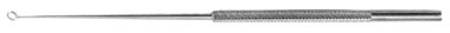 Bausch & Lomb Bausch+Lomb Ear Curette Buck 6 Inch Length Single-ended Handle Size 0, 1.5 mm Tip Slightly Angled Loop Tip - N0400 0