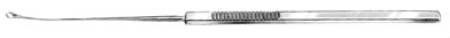 Bausch+Lomb - Ear Curette Shapleigh 6-2/5 Inch Length Flat Handle Size 1 Tip Serrated Loop Tip - N0405 1