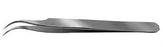 Bausch & Lomb Bausch+Lomb Forceps Jeweler 4-5/16 Stainless Steel NonSterile NonLocking Thumb Handle Curved Fine Pointed Tips - E1947 7