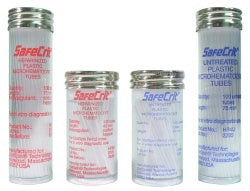 Hemocue StatSpin SafeCrit Capillary Blood Collection Tube Micro-hematocrit Plain 40 mm Length 20 µL Without Color Coding Without Closure Plastic Tube - HP8U-10