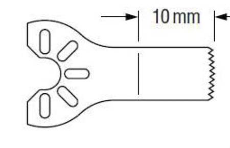 Stryker Saw Blade Sagittal 9 Cutting Edge X 31 Cutting Depth X 0.51 Material Thk mm Medium, Radial Edge, Fine Tooth - 2296033125