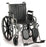 Sunrise Medical Breezy EC 2000 Wheelchair Dual Axle Desk Length Arm Padded, Removable Arm Style Mag Wheel Black 20 Inch Seat Width 300 lbs. Weight Capacity - 220RADPS