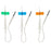 Myco Medical Supplies VAKU-8 Plus Blood Collection Set 23 Gauge 3/4 Inch Needle Length Safety Needle 12 Inch Tubing Sterile - SVMSP-23L