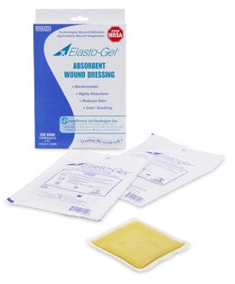 Elasto-Gel - Hydrogel Dressing 4 X 4 Inch Square Sterile - DR8000