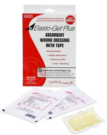 Southwest Technologies Elasto-GelPlus Hydrogel Dressing 4 X 4 Inch Square Sterile - DR8050
