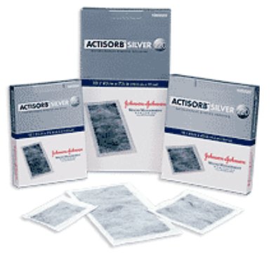 3M Actisorb Silver 220 - Silver Charcoal Dressing 2-1/2 X 3-3/4 Inch Rectangle Sterile - 650220