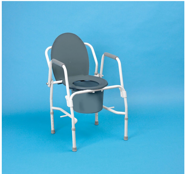 Drop-Arm Commode
