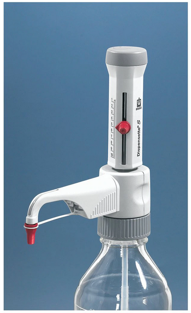 Fisher Scientific Dispensette Bottletop Dispenser Red, 2.5 to 25 mL For General-purpose Dispensing Applications - 13689016