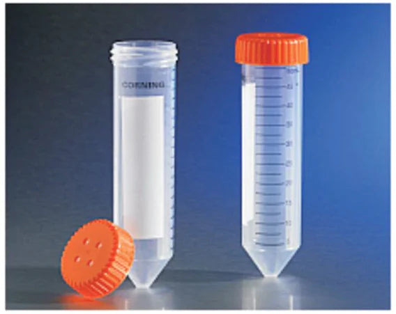 Corning Mini Bioreactor - Centrifuge Tube Conical Bottom Plain 29 X 114 mm 50 mL Orange Screw Cap Polypropylene Tube - 07202150