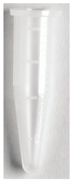 Fisher Scientific Fisherbrand Microcentrifuge Tube Conical Bottom Plain 11 X 40.6 mm 2 mL Without Color Coding Without Closure Plastic Tube - 2681344