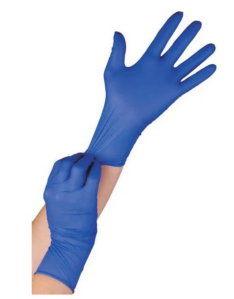HandPRO FreeStyle 1100 - Exam Glove 2X-Small NonSterile Nitrile Standard Cuff Length Textured Fingertips Blue Chemo Tested - 19423016