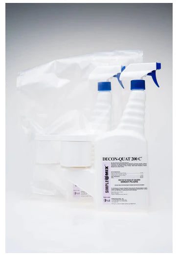 DECON-QUAT 200C - Surface Disinfectant Cleaner Quaternary Based Pump Spray Liquid 16 oz. Bottle Unscented Sterile - 19547216