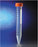 Fisher Scientific Corning Centrifuge Tube Conical Bottom Plain 17.5 X 118.5 mm 15 mL Orange Plug Seal Cap Polyethylene Terephthalate (PET) Tube - 553851