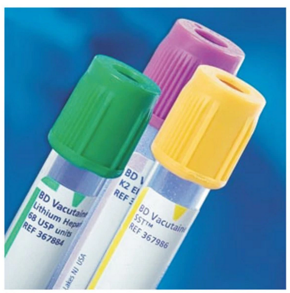 Fisher Scientific BD Vacutainer Venous Blood Collection Tube Coagulation Tube Sodium Citrate Additive 13 X 75 mm 1.8 mL Blue BD Hemogard Closure Polyethylene Tube - 2683171