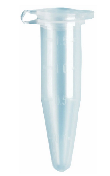 Fisher Scientific Fisherbrand Microcentrifuge Tube Conical Bottom Plain 10.8 X 40.6 mm 1.5 mL Without Color Coding Snap Cap Polypropylene Tube - 5408137