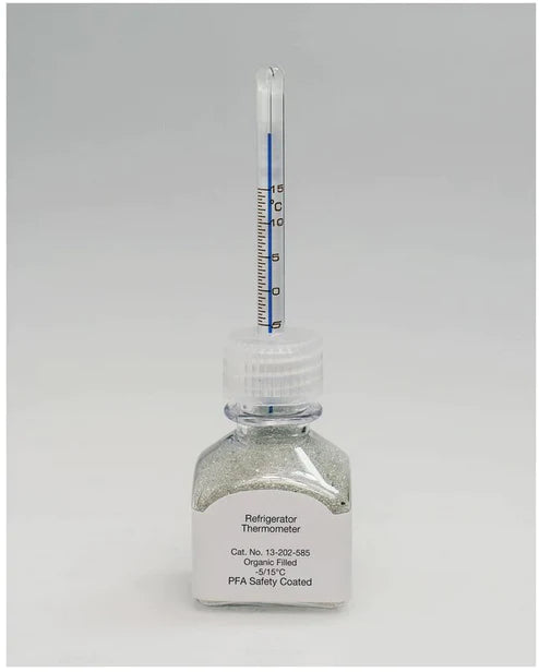 Fisherbrand - Liquid-in-Glass Thermometer Celsius -5° to 20°C Partial Immersion Does Not Require Power - 13202586