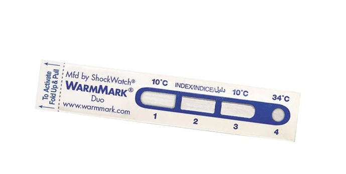 Fisher Scientific INDICATOR, TEMPERATURE DISP WARMMARK 10-34DEG C (100/BX) - 22111027
