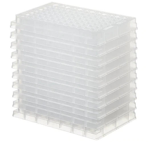 Fisherbrand - 96-Well Storage Microplate 500 µL, Natural, Non-sterile, Round Well Design - 12565502