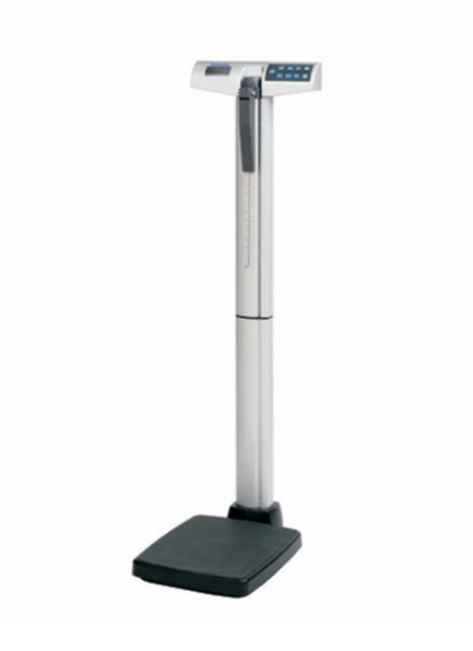 Fisher Scientific Health O Meter Platform Scale Digital Display 500 lbs. Black / White AC Adapter / Battery Operated - 19-898-783