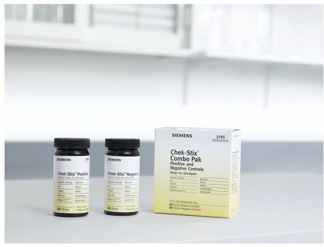 Fisher Scientific Chek-Stix Urine Chemistry Control Urine Dipstick Tests Positive / Negative Level - 23038104