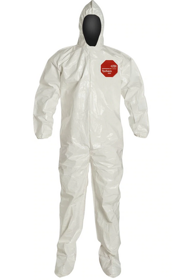 Fisher Scientific DuPont TychemSL122 Coverall 2X-Large White Disposable - 189992216